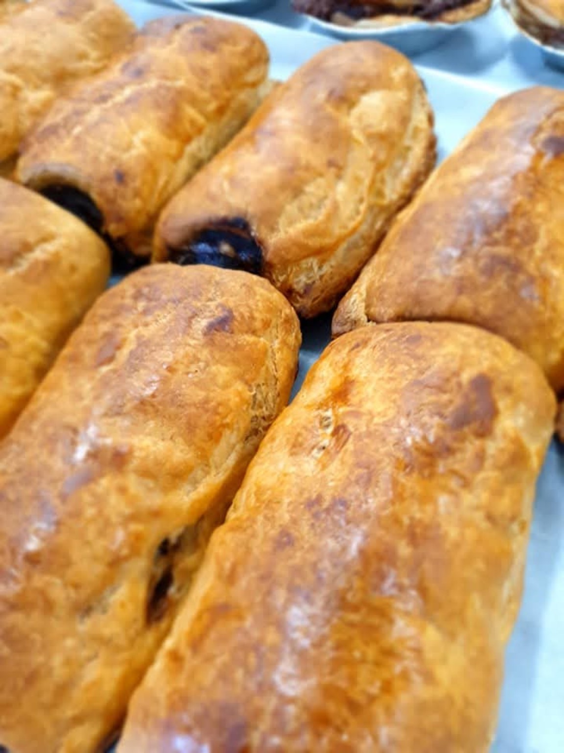 Golden pastry rolls