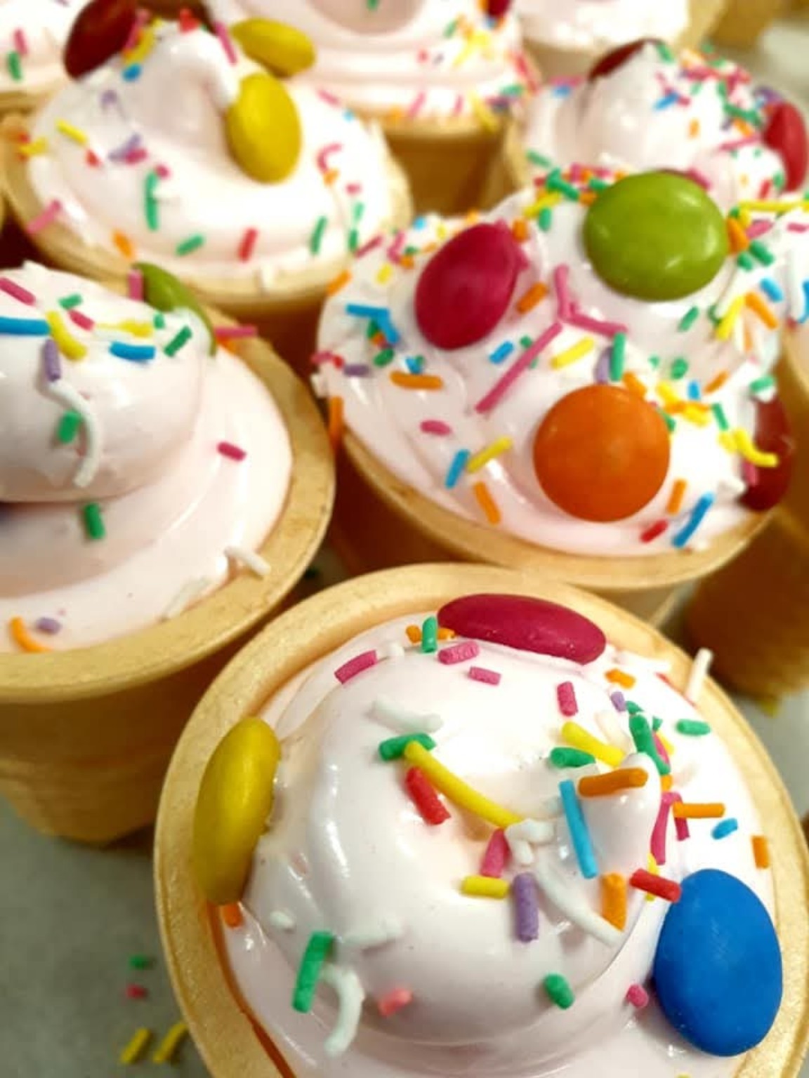 Colourful sweet treats